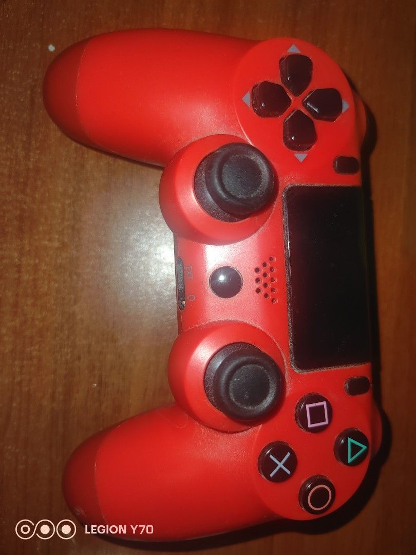 2 Sony DualShock 4 Wireless Controllers PS4 Black and Red (Category: Controllers) located in Manila. Submitted by adr14nbati25392 (Listing ID 1469180067, Image 2). Description: Wala ng PS4 pero can send vid na working thru gamepad idk if may stick drift NEGOTIABLE .