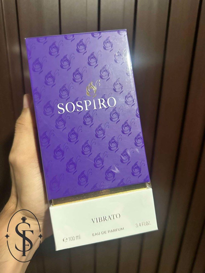 Sospiro Vibrato 100ML EDP AUTHENTIC (Category: Fragrance & Deodorants) located in Manila. Submitted by scentiquefrgrances (Listing ID 1469229951, Image 2). Description: Follow us on epbi for more updates: Scentique Fragrances Shapi🍊: scentiquefragrances Note: We only sell AUTHENTIC/ORIGINAL Perfumes money back guaranteed if proven fake❗️ BRAND NEW, SEALED AND AUTHENTIC💯 P9499 Only ❗️ Message us for more pictures and details📥 Location: Karangal