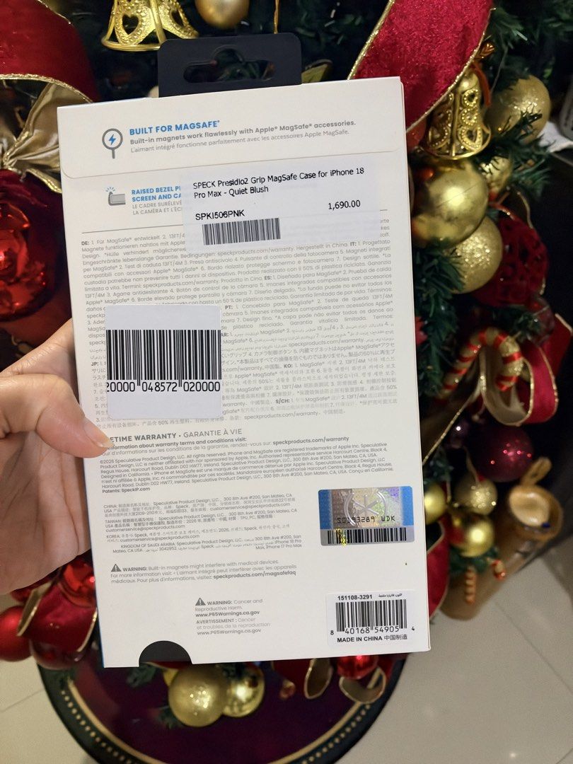 Speck Grip Case for 17PM/18PM (Category: Cases & Sleeves) located in Santa Barbara. Submitted by VethClosetPH (Listing ID 1469376198, Image 2). Description: Bought at PMC Negotiable.