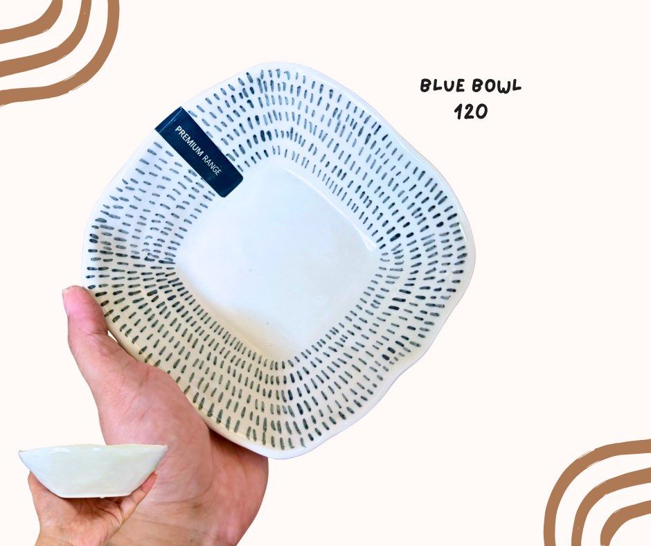 Square Blue Bowl (Category: Dinnerware & Cutlery) located in Pasig City. Submitted by homeyvibesph (Listing ID 1469258386, Image 1). Description: .