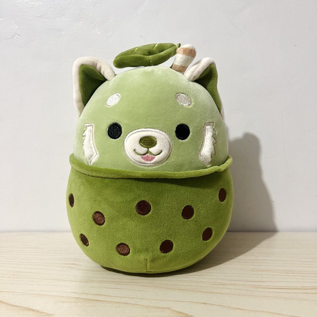 Squishmallows Eitan the Matcha Boba Red Panda Plush height: 20cm - PhP 350 (Category: Character Goods) located in Davao. Submitted by pandorastoybox (Listing ID 1469272056, Image 1). Description: Squishmallows Eitan the Matcha Boba Red Panda Plush height: 20cm - PhP 350.