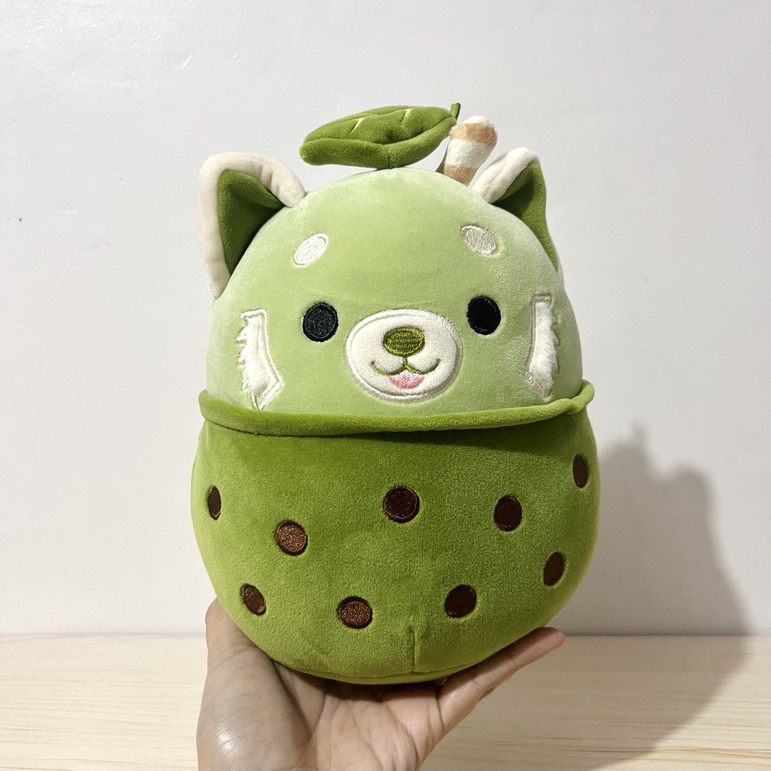Squishmallows Eitan the Matcha Boba Red Panda Plush height: 20cm - PhP 350 (Category: Character Goods) located in Davao. Submitted by pandorastoybox (Listing ID 1469272056, Image 3). Description: Squishmallows Eitan the Matcha Boba Red Panda Plush height: 20cm - PhP 350.