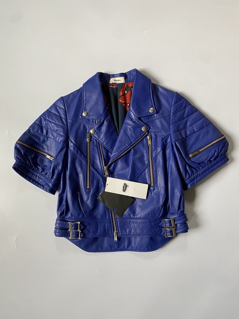 SS2013 Undercover Cow Hide Leather Biker Jacket (Category: Coats, Jackets and Outerwear) located in Baguio. Submitted by the_gunstore (Listing ID 1469325114, Image 1). Description: Size tagged: 1 Issue: None Width:17 Length:21 Shoulder:14 Sleeve:10.5.