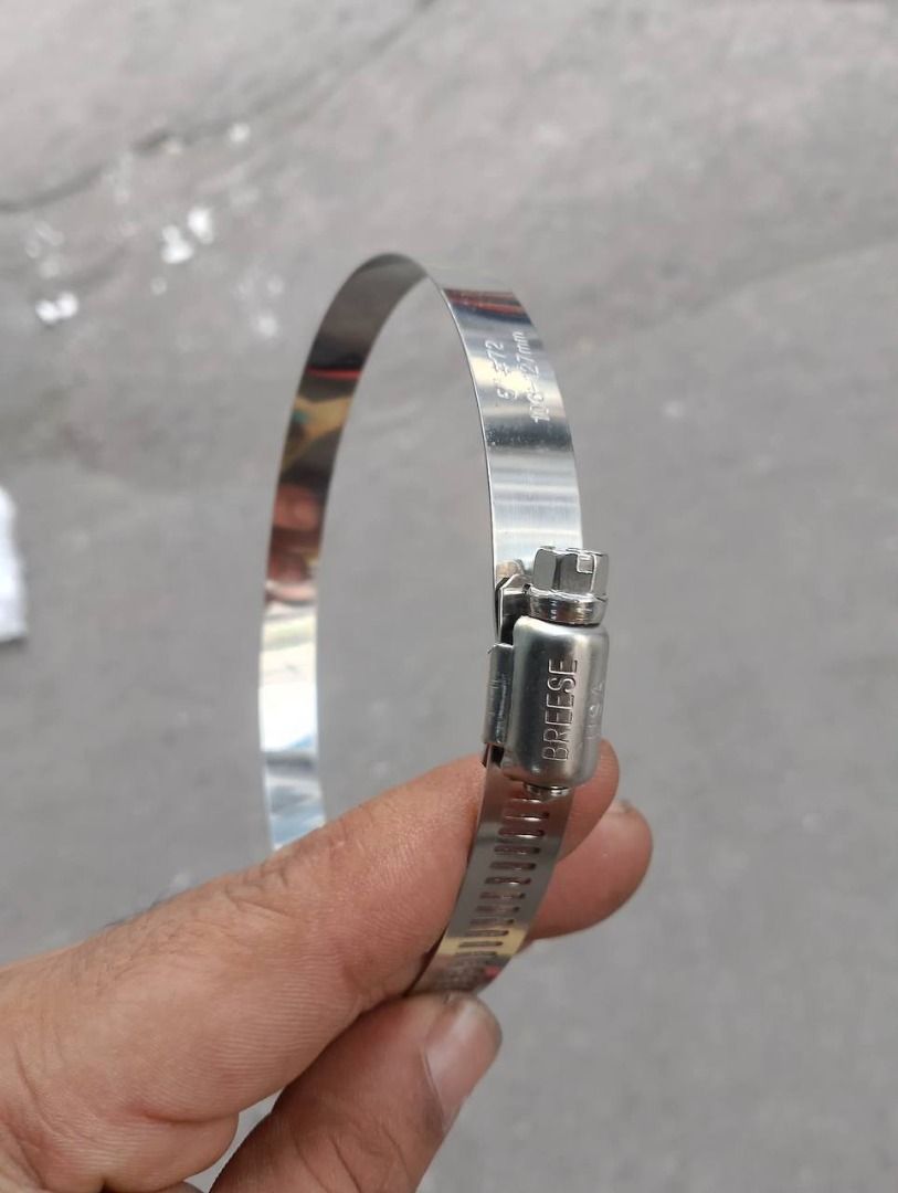 Stainless Hose Clamp Specs: 5” (Category: Everything Else Others) located in Manila. Submitted by 09171479278_elsie. (Listing ID 1469164673, Image 2). Description: Stainless Hose Clamp Specs: 5”.
