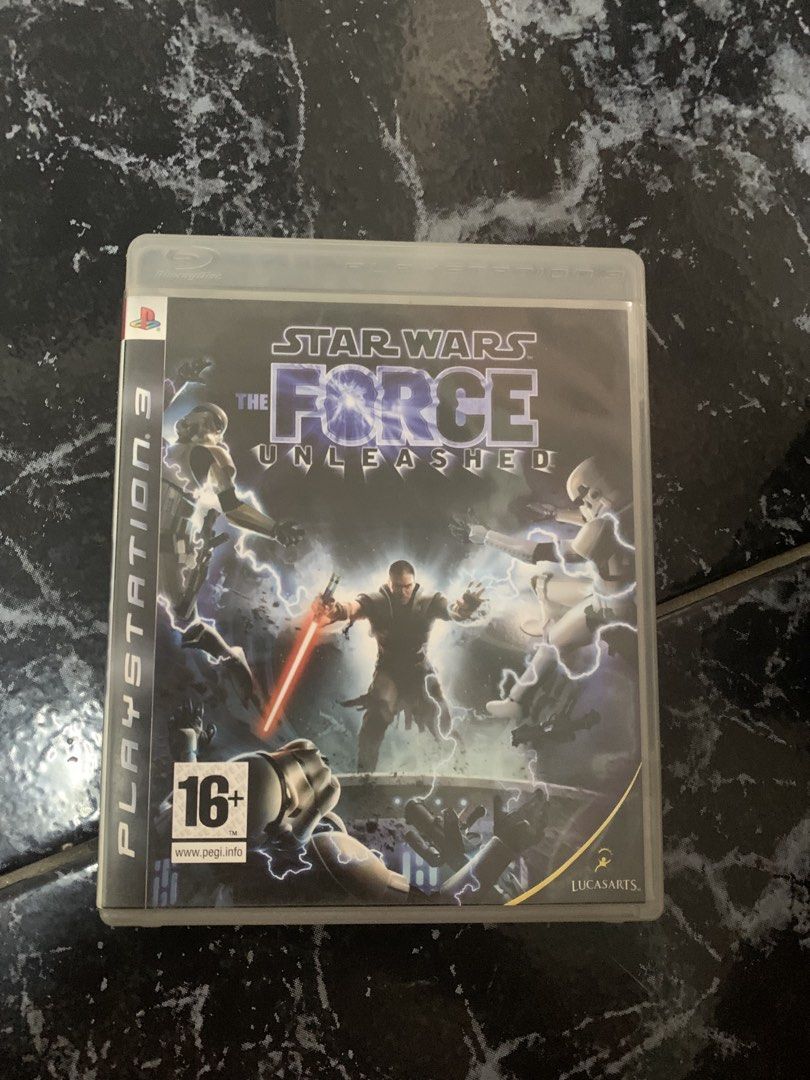 Star Wars The Force Unleashed PS3 Game (Category: PlayStation) located in Manila. Submitted by urthrifthany (Listing ID 1469173276, Image 1). Description: - Game: Star Wars The Force Unleashed - Platform: PlayStation 3 (PS3) - Genre: Action - Features: Play as Starkiller, wield a red lightsaber, and unleash epic Force powers - Condition: Standard Blu-ray case (PEGI 16 rating) - Perfect for: Retro gaming collections and Star Wars fans.