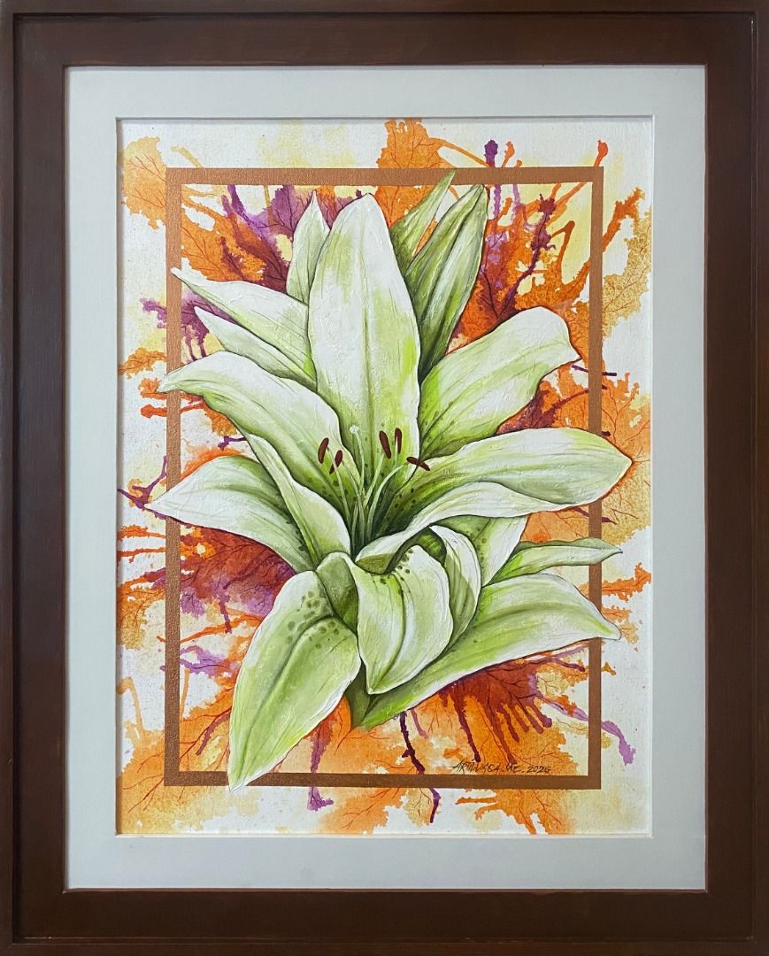 Stargazer Series 2 - Cecille Artillaga (Category: Art & Prints) located in Taguig. Submitted by drybrushgallery (Listing ID 1469235599, Image 2). Description: Stargazer Series 2 Cecille Artillaga, 2026 Acrylic on Canvas Artwork Dimension: 24" x 18" with Certificate of Authenticity PM FOR INQUIRY 0917 565 2917.