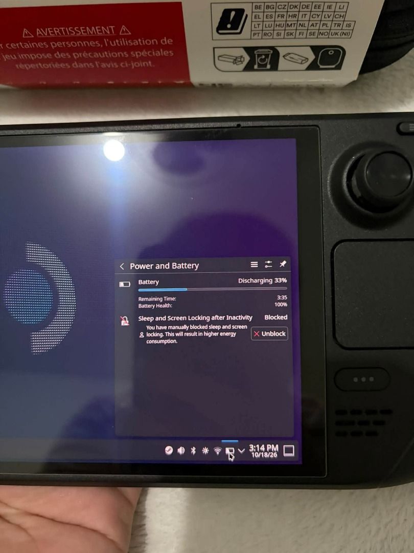 steam deck oled 1tb pre loved (Category: Controllers) located in Caloocan City. Submitted by happyfalcon_e98ee2 (Listing ID 1469195932, Image 2). Description: STEAM DECK OLED 1TB FOR SALE! Your next handheld gaming upgrade is here! Meet the Steam Deck OLED 1TB — perfect for gamers who want to enjoy their favorite PC games on the go! Unit Details: 1TB Storage 100% Battery Health Makinis at maayos na kondisyon Under Warranty Soft copy ng receipt in