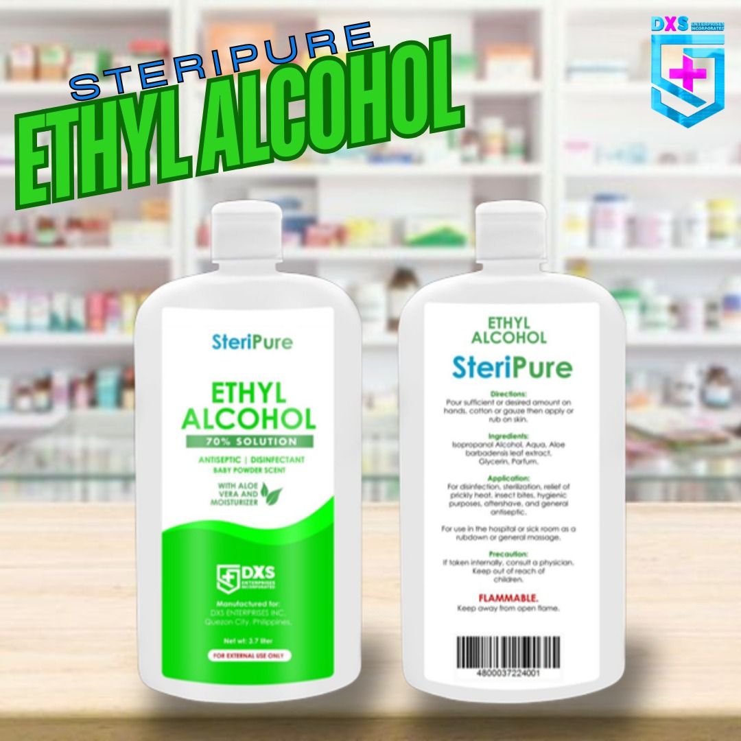 STERIPURE ALCOHOL 500 ML BOTTLE (Category: Medical Supplies & Tools) located in Quezon City. Submitted by zee_010200 (Listing ID 1469171256, Image 1). Description: .