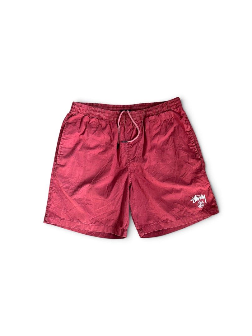 STUSSY BASIC STOCK BEACH SHORTS (Category: Announcements) located in Cebu City. Submitted by lchadpierr03463 (Listing ID 1469308396, Image 1). Description: Brand:Stüssy Model:Stock Water Short / Basic Stock Beach Short Color Red / Burgundy / Faded Terracotta Material:100% Nylon Waist:Elasticized waistband with adjustable contrast drawcord Branding:White Stüssy Stock logo printed on the lower left leg Pockets:Two side seam pockets and one rear zip