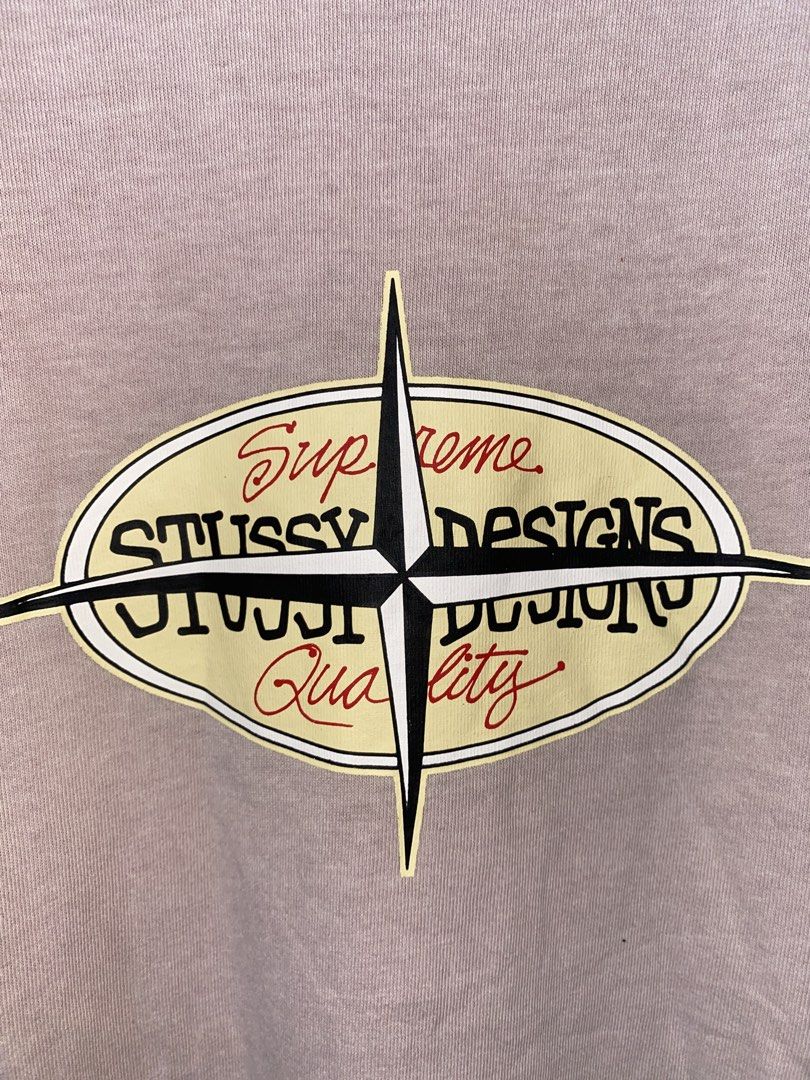 STUSSY Supreme Design tee (Category: Tshirts & Polo Shirts ) located in Muntinlupa City. Submitted by ddptgs.thrift (Listing ID 1469169111, Image 3). Description: STUSSY 9.5/10 Condition 9.5/10 Color rate Size fit to LARGE.