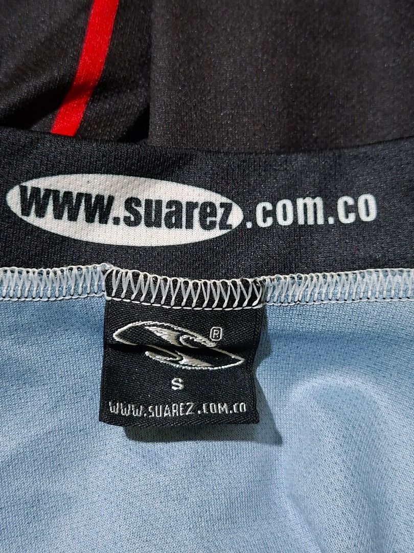 Suarez Cycling Jersey (Category: Activewear) located in Antipolo. Submitted by legit_imported_items (Listing ID 1469211005, Image 3). Description: Kindly read first thank you! Suarez Cycling Jersey in good condition Size: S (Length approx. 23.5" / Width approx. 17.5") Price: 200 (FIXED) RFS: decluttering Fixed Price *MoP: Metrobank / Gcash *No Reservation *Payment First (first to pay policy) *Nationwide Delivery / Shipping via lbc or lalamove at 