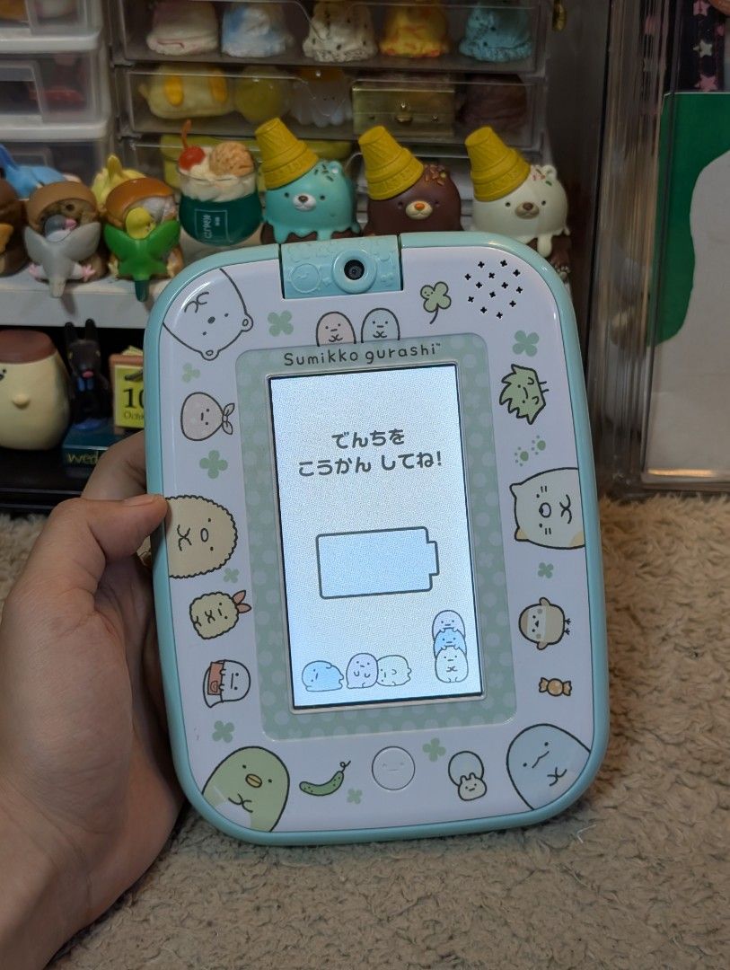 Sumikko Gurashi Study and Play Pad (without Stylus) (Category: Other Mobile & Gadget Accessories) located in San Pedro. Submitted by eurisilvers (Listing ID 1469285236, Image 2). Description: needs a new set of batteries (triple A - 4 pcs) working even the camera has no defects ✨ — shipping is via J&T Express — mop: gcash, maya, bank transfer — location: san pedro city, laguna.