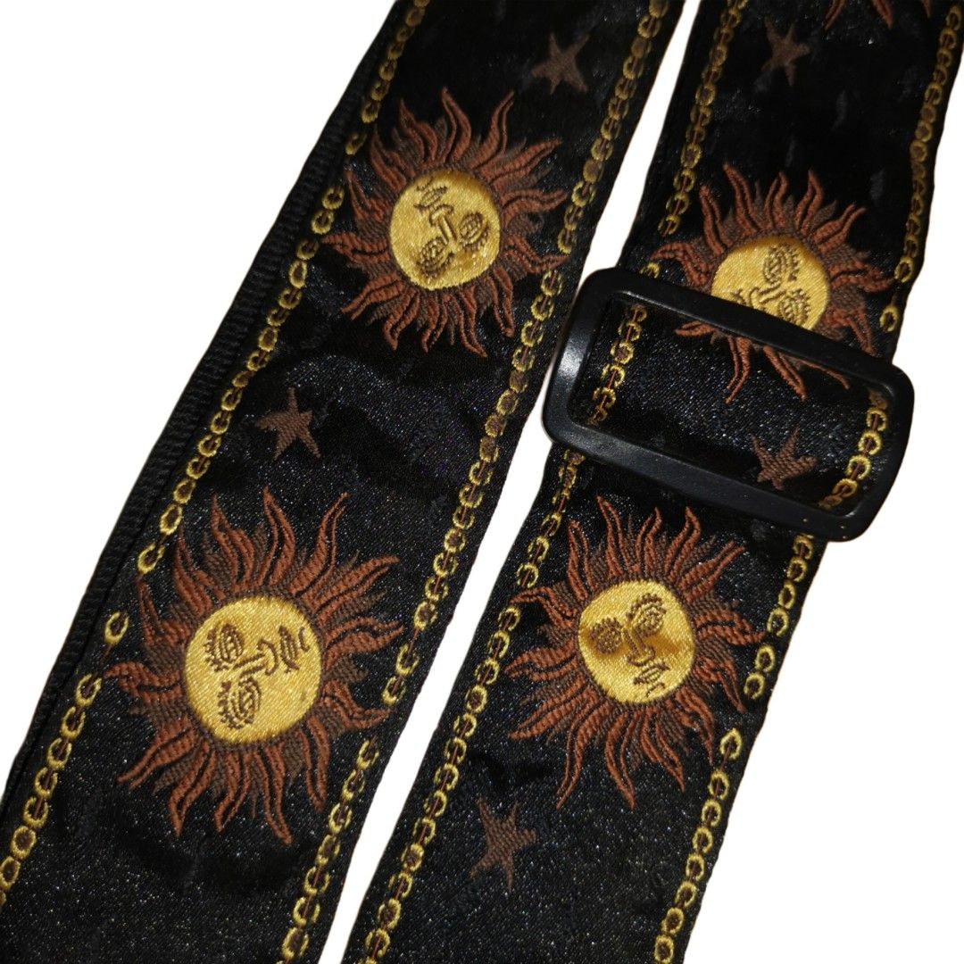 Sun Face Bag Strap (Black) (Category: Luxury Bags & Wallets) located in General Mariano Alvarez. Submitted by hundred_lives (Listing ID 1469219972, Image 3). Description: Sun Face Bag Strap (Black) Excellent Condition Good As New Embroidered Design ‼️***Or Best Offer Wins***‼️ ‼️***Split Or As Pack***‼️ ‼️***Negotiable All Items***‼️ ‼️***What You See Is What You Get***‼️ Tags: burberry fendi mcm givenchy yohji yamamoto rick owens prada dolce & g