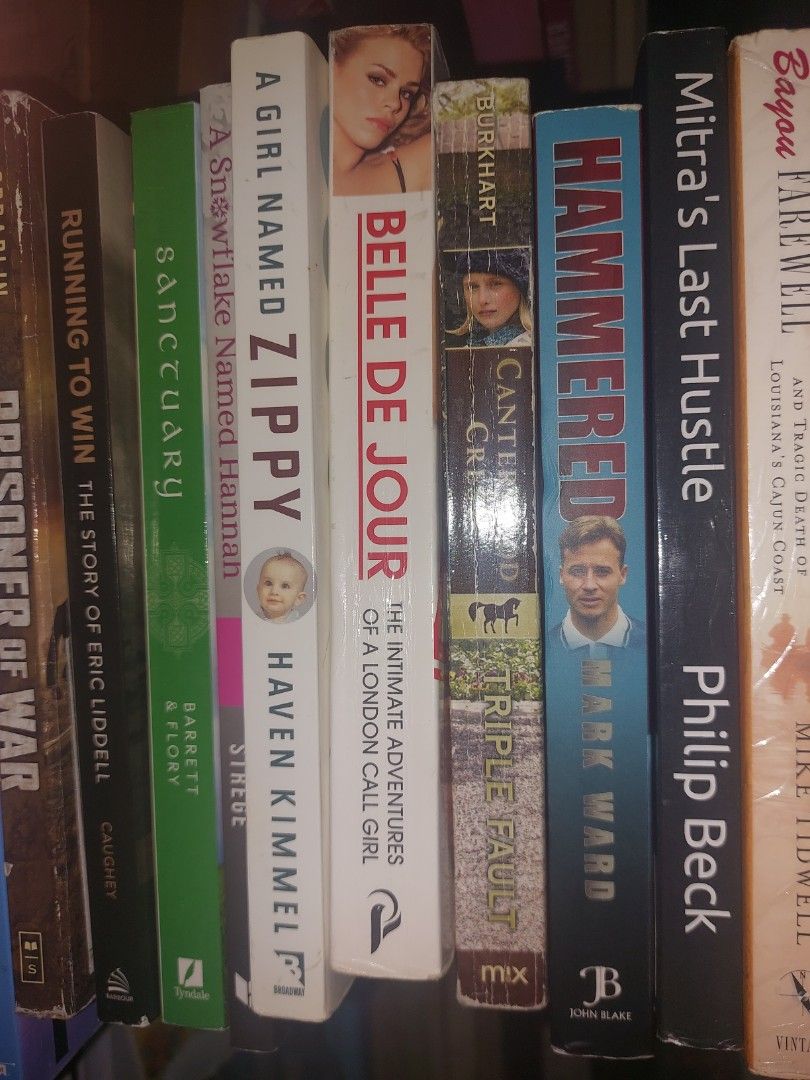 SUPER SALE — Preloved Books (Category: Storybooks) located in Cainta. Submitted by giftshopbyyui (Listing ID 1469242406, Image 2). Description: 📖 Memoir, Biography & Inspirational: 1. Belle de Jour — Memoir ​ 2. A Girl Named Zippy — Haven Kimmel • Memoir / Humor ​ 3. More Than Miracles — Ben Volman • Inspirational / Memoir ​ 4. Dear Fatty — Dawn French • Memoir / Humor ​ 5. The Fearless Passage of Steven Kim — Carl Herzig • True Story / Biograph