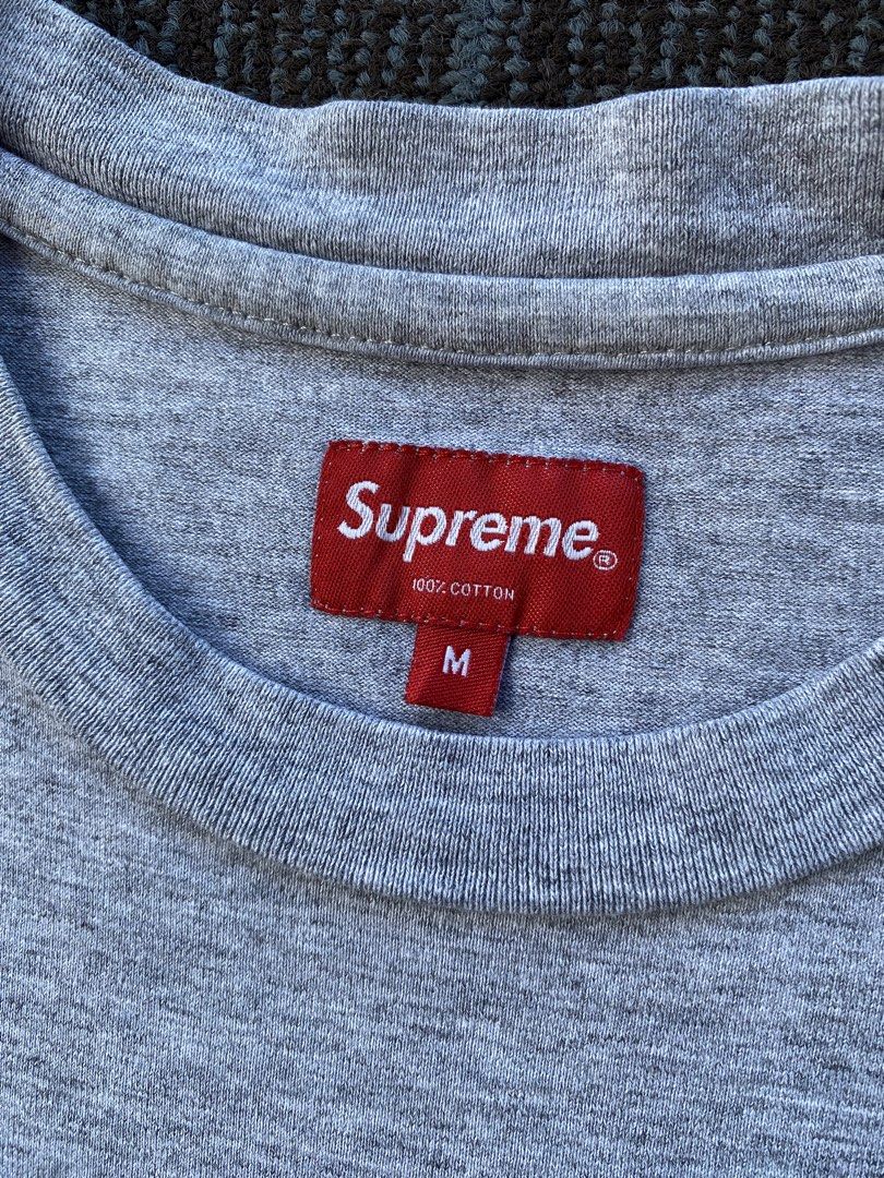 Supreme Small Box Logo Tee ( SS19 ) (Category: Luxury Apparel) located in Taguig. Submitted by offther4ck (Listing ID 1469165284, Image 2). Description: - Issue: Provided in the picture - Size Medium on tag - Complete Tags - Width: 21 inches - Length: 29 inches.