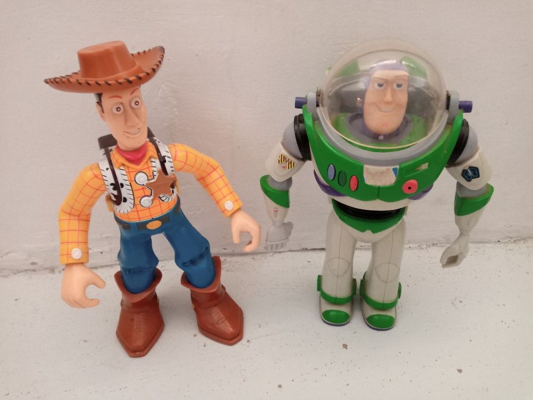 Take all Toy Story Collection (Category: Action & Battle Toys) located in General Trias. Submitted by dwyane09 (Listing ID 1469287953, Image 2). Description: Take all instant collection more on vintage as is on several items. Walkir Talkie buzz not working, Vintage thinkway woody voice box not working damage 1 finger..