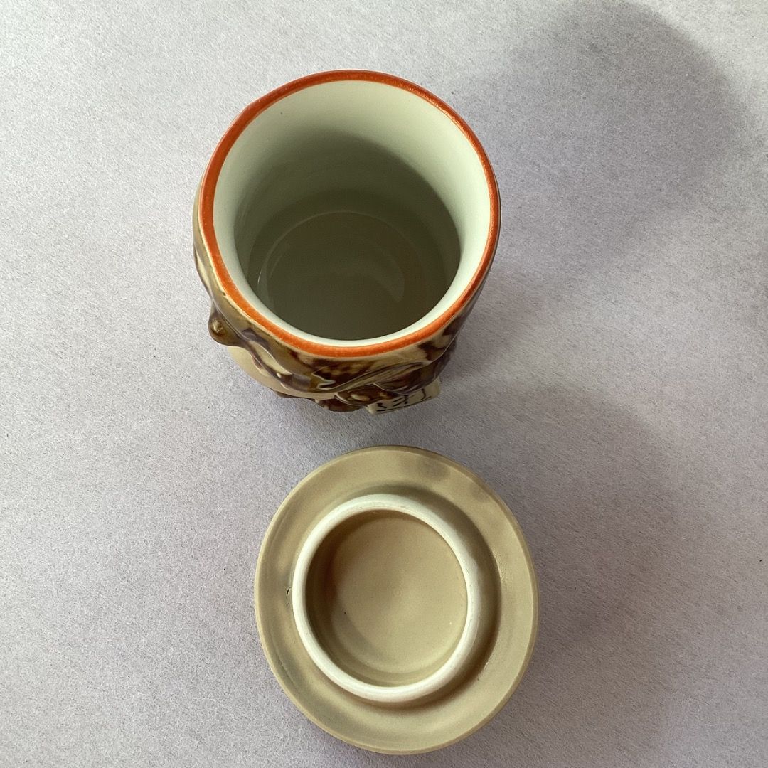 Tanuki Cup w/ Lid (Category: Coffee & Tea Tableware) located in Davao. Submitted by atbpshop192593 (Listing ID 1469355597, Image 2). Description: Php250 Tanuki Cup w/ Lid H: 4.7 inches L: 3 inches Please REVIEW PHOTOS We use 100% repurposed packaging materials SF starts at Php70 via Flash Express First to pay .