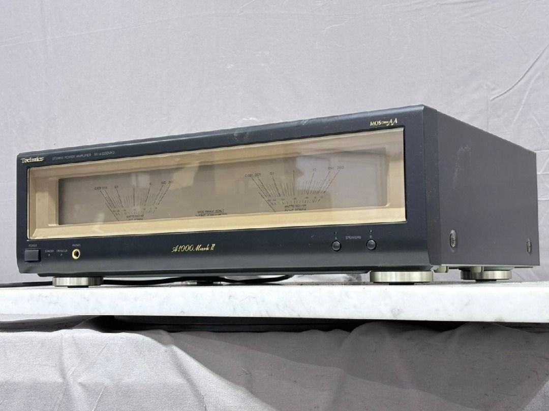 Technics SE-A1000 MKII Power Amplifier (Category: Soundbars, Speakers & Amplifiers) located in Caloocan City. Submitted by letao_shopping_ph (Listing ID 1469188865, Image 1). Description: ◆Exterior◆ ・★The exterior shows signs of use and aging, including scratches, stains, and potential damage. ・★The VU meter light functions correctly, and the needle operates without issues. ◆Operation◆ ・★Basic functions have been tested and confirmed to be workin