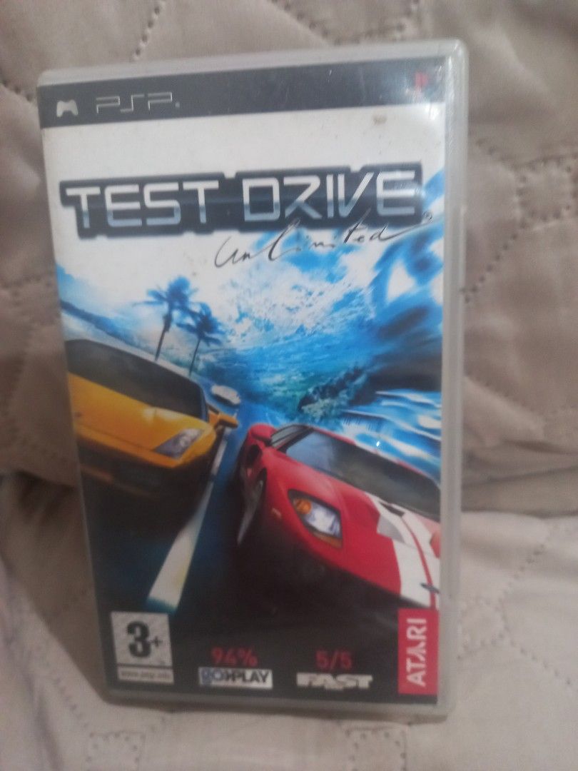 Test Drive Unlimited PSP Game (Category: PlayStation) located in Valenzuela. Submitted by retro.rush (Listing ID 1469310504, Image 1). Description: - Title: Test Drive Unlimited for PlayStation Portable (PSP) - Gameplay: Open-world racing set on the Hawaiian island of Oahu - Cars: Over 65 licensed vehicles including Lamborghini, Aston Martin, and Mercedes-Benz - Features: Master the points system for high-speed racing and drifting - Condition: Bo
