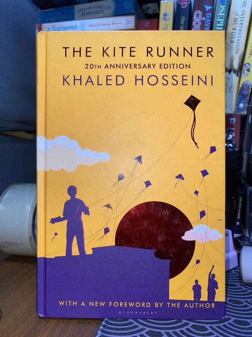 The Kite Runner 20th Anniversary Edition Khaled Hosseini (Category: Storybooks) located in Tarlac. Submitted by readmylyf (Listing ID 1469314003, Image 2). Description: - Title: The Kite Runner (Special 20th Anniversary Edition) - Author: Khaled Hosseini - Publisher: Bloomsbury - Format: Hardcover - Design: Beautiful yellow cover with geometric patterned endpapers - Special Feature: Includes a brand new foreword by the author - Condition: Brand n