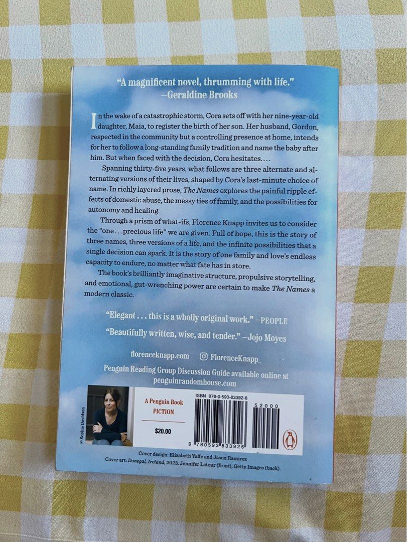 The Names by Florence Knapp (Book) (Category: Storybooks) located in Rizal. Submitted by thesecrethistory (Listing ID 1469165405, Image 2). Description: - brand new & unread - bought from fully booked mop: gcash/maribank mod: j&t/lalamove.