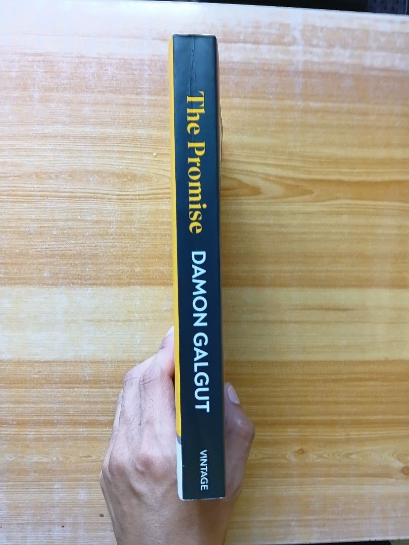 The Promise by Damon Galgut (Category: Storybooks) located in Calamba. Submitted by daveypierr12051 (Listing ID 1469208595, Image 2). Description: *The Promise by Damon Galgut *Flaws are shown in the pics *Tanning on pages *Shipping fee is already included in the price (shipped using J&T, shipping usually around Php 120 to 150).
