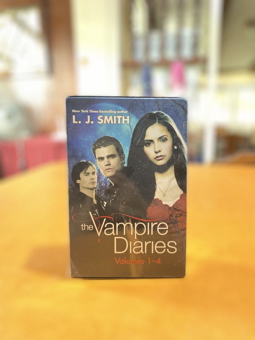 The Vampire Diaries Volumes 1-4 Box Set (Category: Storybooks) located in San Pablo. Submitted by bunbun_ai (Listing ID 1469183156, Image 1). Description: - Title: The Vampire Diaries Box Set (Books 1-4) - Includes: The Awakening, The Struggle, The Fury, and Dark Reunion - Format: Paperback editions with original slipcase box - Genre: Young adult fiction and supernatural romance - Condition: Great read for fans and collectors .