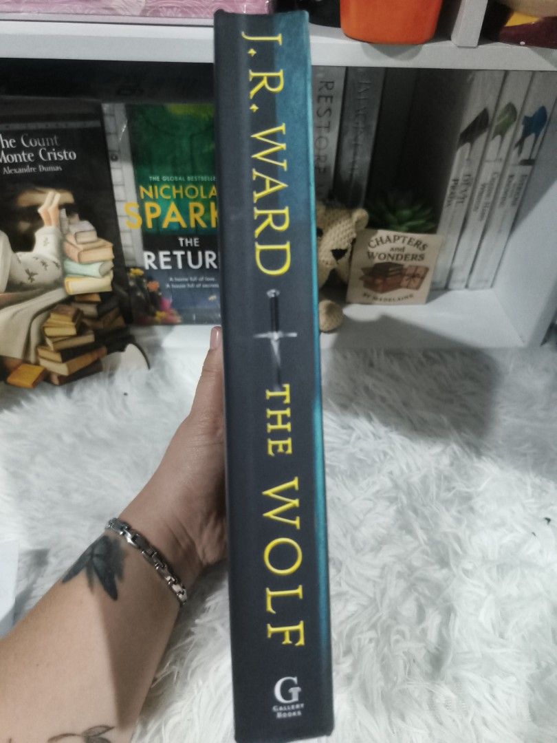 The Wolf by J.R. Ward Hardcover Book (Category: Storybooks) located in Cabuyao City. Submitted by chaptersandwonders143 (Listing ID 1469310331, Image 3). Description: Wolf by J.R. Ward. Hardcover edition from The Black Dagger Brotherhood Prison Camp series. Second installment in the prison camp world. Published by Gallery Books. English language romance and urban fantasy novel. Clean pages, solid binding. Great read for fans of the series..