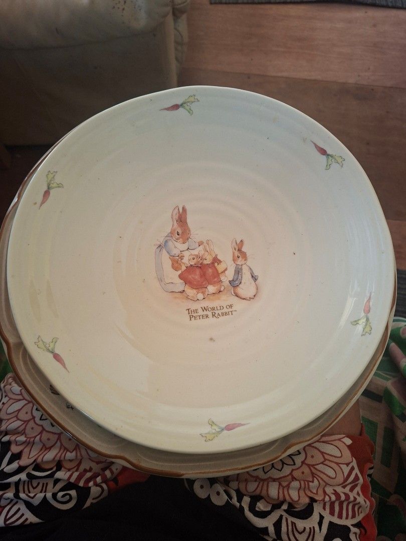 The World of Peter Rabbit Large Serving Plate (Category: Everything Else Others) located in Consolacion. Submitted by luxekerei (Listing ID 1469170201, Image 1). Description: - is a large party serving plate from The World of Peter Rabbit collection, manufactured by Yamaka in Japan..