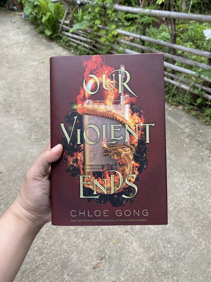 These Violent Delights & Our Violent Ends by Chloe Gong (Category: Storybooks) located in Poro. Submitted by rikkisprelovedthings (Listing ID 1469334705, Image 3). Description: - Set of 2 bestselling YA fantasy novels by Chloe Gong - Includes: These Violent Delights and Our Violent Ends - Format: Hardcover editions with original dust jackets - Condition: Clean pages, sharp corners, minimal shelf wear - Perfect for fans of dark historical romance 