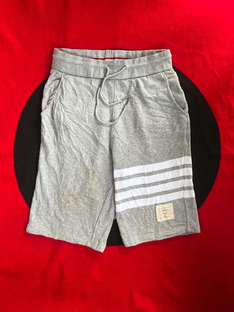 Thomb Browne 4 Bar Made In Japan (Category: Shorts) located in Lagonglong. Submitted by sadthrifter (Listing ID 1469261769, Image 1). Description: dirt needs wash excellent condition.