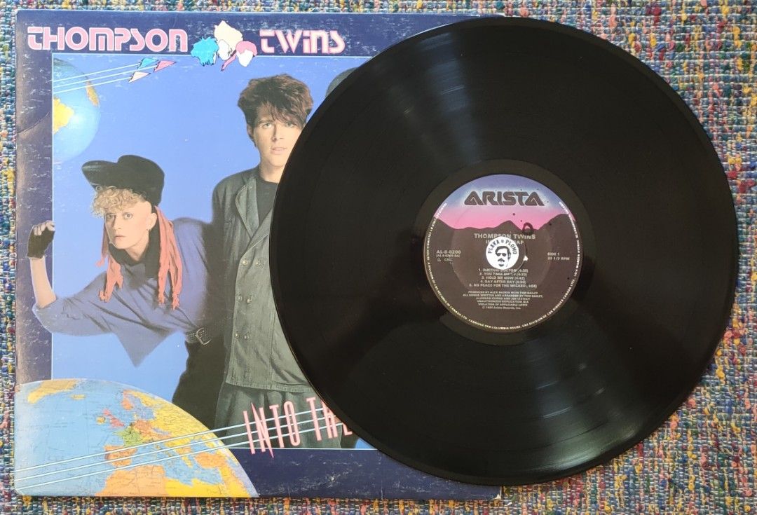 Thompson Twins - Into The Gap LP Vinyl Record (Category: Vinyls) located in Quezon City. Submitted by plaka.o.plomo (Listing ID 1469231825, Image 3). Description: Artist(s) : Thompson Twins Album : Into The Gap Year : 1984 Media : VG+ Color : Black Sleeve : VG+ No. : 1x Vinyl Size : 12" RPM : 33 Country : Canada Catalog No. : AL8-8200 Tracklist : - Side One 1. Doctor! Doctor! 4:38 2. You Take Me Up 4:26 3. Day After Day 3:48 4. Sister Of Mercy 5: