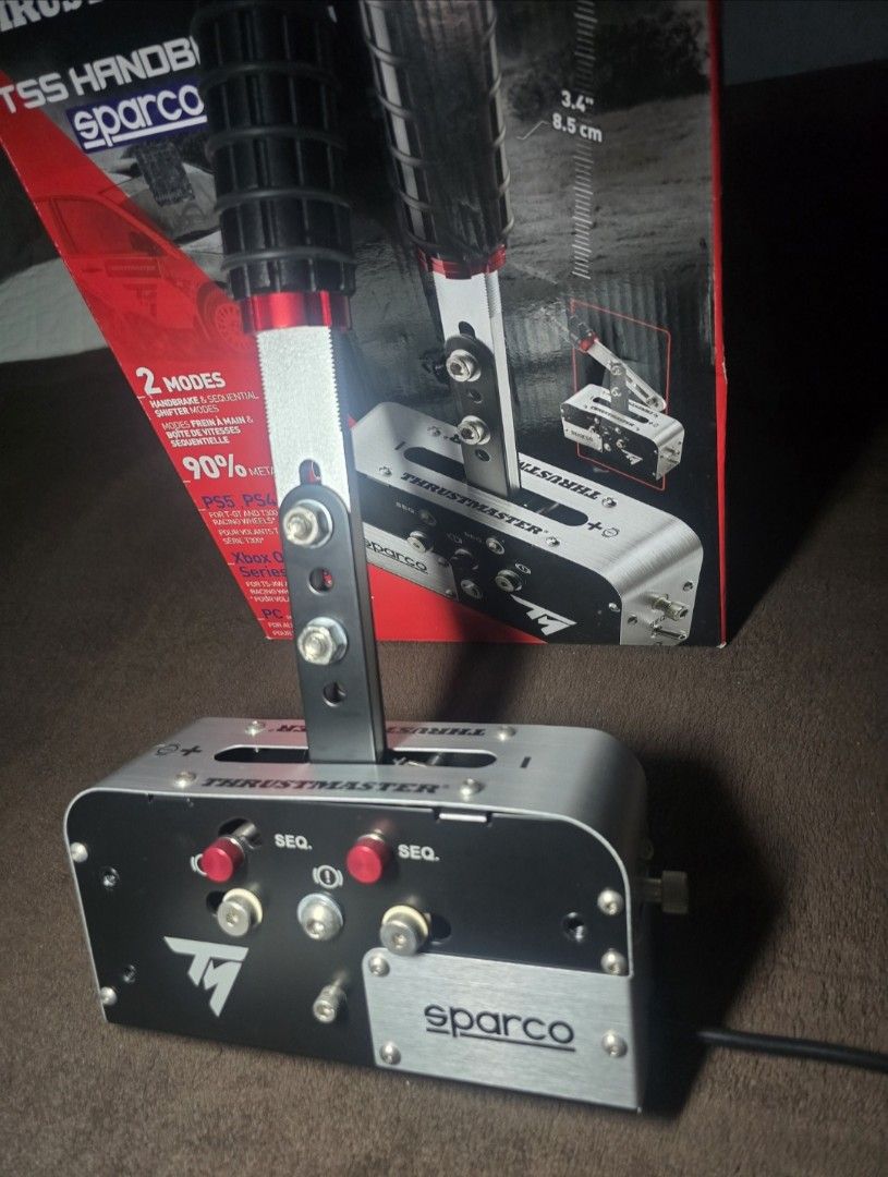 Thrustmaster tss sparco handbrake (Category: Controllers) located in Lubao. Submitted by gracesayson (Listing ID 1469252107, Image 2). Description: bought from south korea.