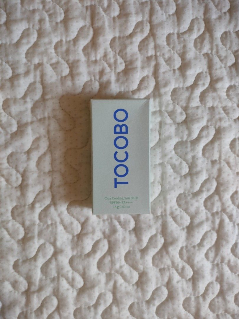 [TOCOBO] Cica Cooling Sun Stick 18g (Category: Face Care) located in Tabaco. Submitted by danielamc17 (Listing ID 1469254709, Image 1). Description: - brand new and sealed - 18g loc: Albay mod: J&T / SPX Express.