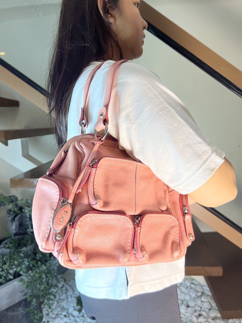 Tod's Pink Leather Shoulder Bag (Category: Shoulder Bags) located in Manila. Submitted by gailmg (Listing ID 1469213939, Image 3). Description: AUTHENTIC .