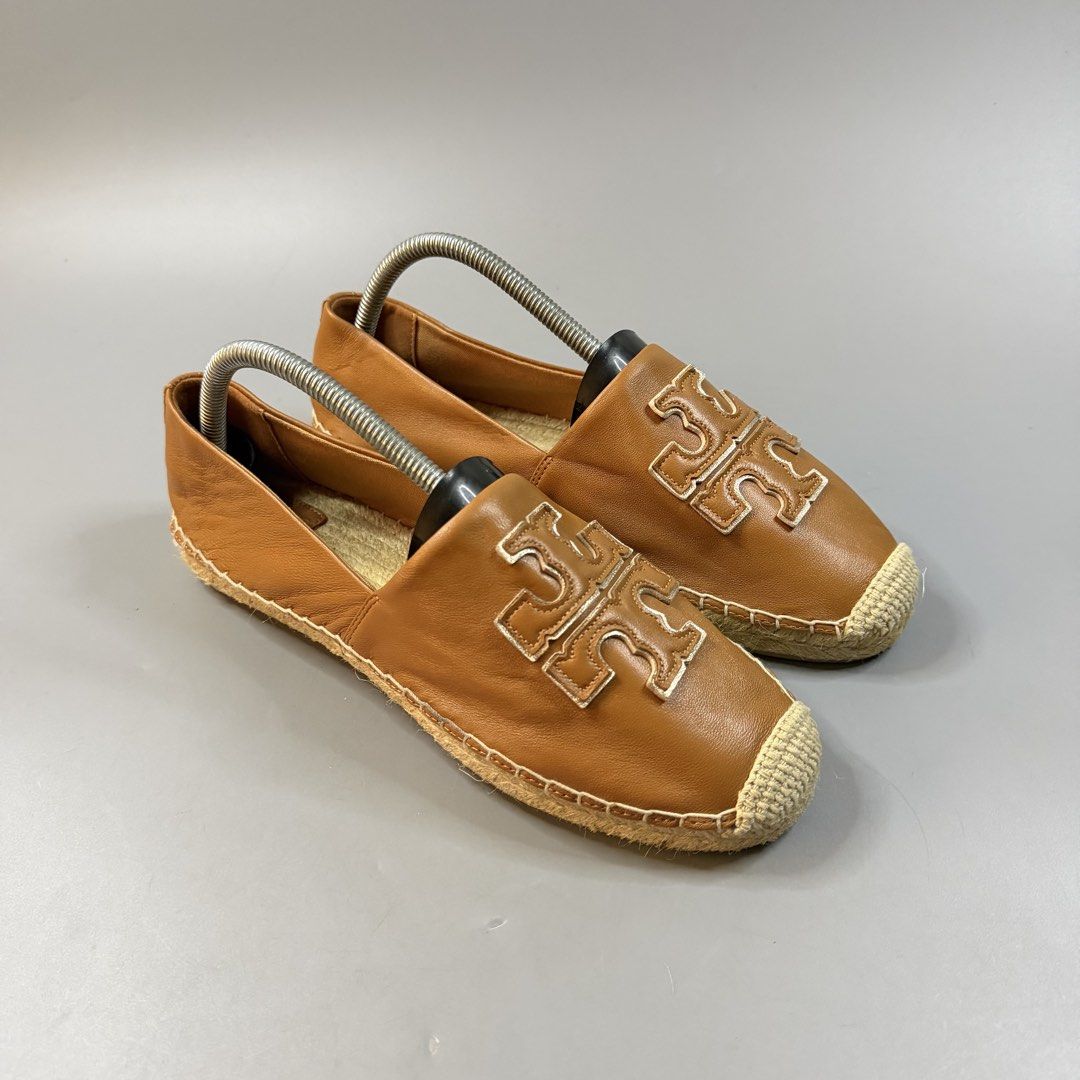 Tory Burch - Ines Leather Logo Espadrilles (Category: Flats & Sandals) located in Paranaque City. Submitted by millennial_goodz (Listing ID 1469301014, Image 1). Description: WTS Tory Burch - Ines Leather Logo Espadrilles Size 9 Womens Good as new condition Without box only DM.
