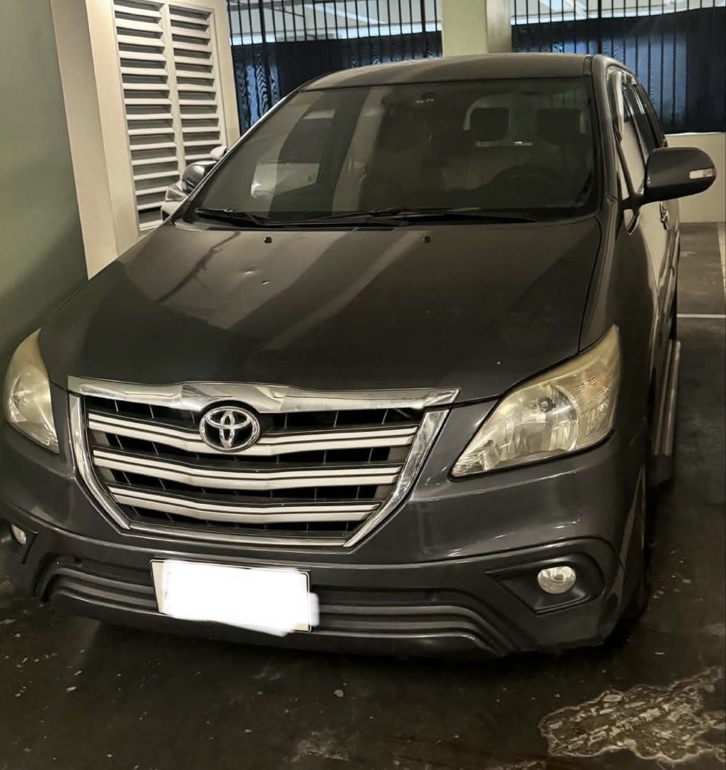 Toyota Innova (Category: Used Cars) located in Manila. Submitted by merz_xxxxxxxa (Listing ID 1469302748, Image 1). Description: ❗️For Sale: 2015 Toyota Innova G 2.0❗️ 🔅Php 380K🔅 8-seater multi purpose vehicle (MPV) gas engine manual transmission complete OR/CR upgraded radio monitor to led well-maintained first owner cold aircon good condition (no issue) 84K Odometer almost new seat cover (see pic) RFS: new car coming soon, no parking 📍Sampal