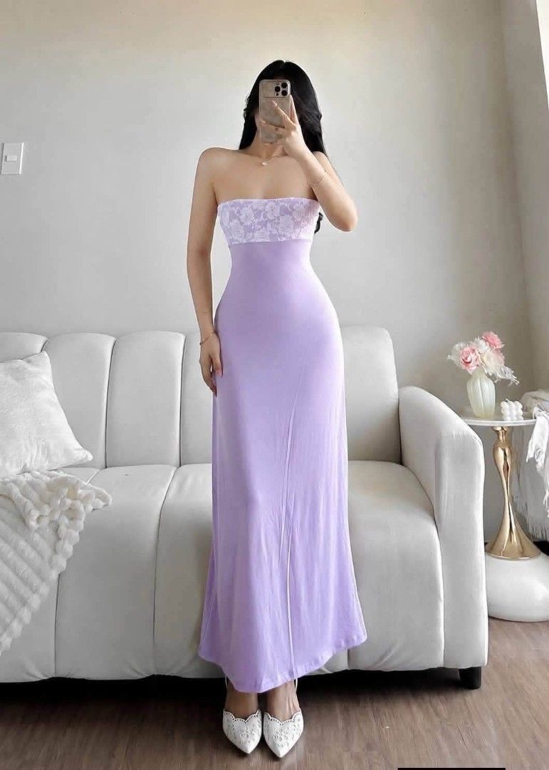 TRACY MAXY TUBE DRESS (Category: Dresses) located in Cainta. Submitted by agirlnamedkatkatII (Listing ID 1469181732, Image 1). Description: TRACY MAXI TUBE DRESS P280.00 FREESIZE CAN FIT FROM SMALL-SEMI LARGE FABRIC: COTTON SPANDEX FABRIC NOTE: PLEASE PROVIDE 2ND AND 3RD COLOR OPTIONS.