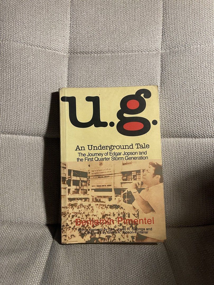 u.g. An Underground Tale by Benjamin Pimentel (Category: Storybooks) located in Quezon City. Submitted by bvxrefn (Listing ID 1469209127, Image 1). Description: Normal aging and shelf wear, comes with plastic cover. Price is negotiable. Shipping cost to be shouldered by buyer, amenable to either lalamove or j&t..