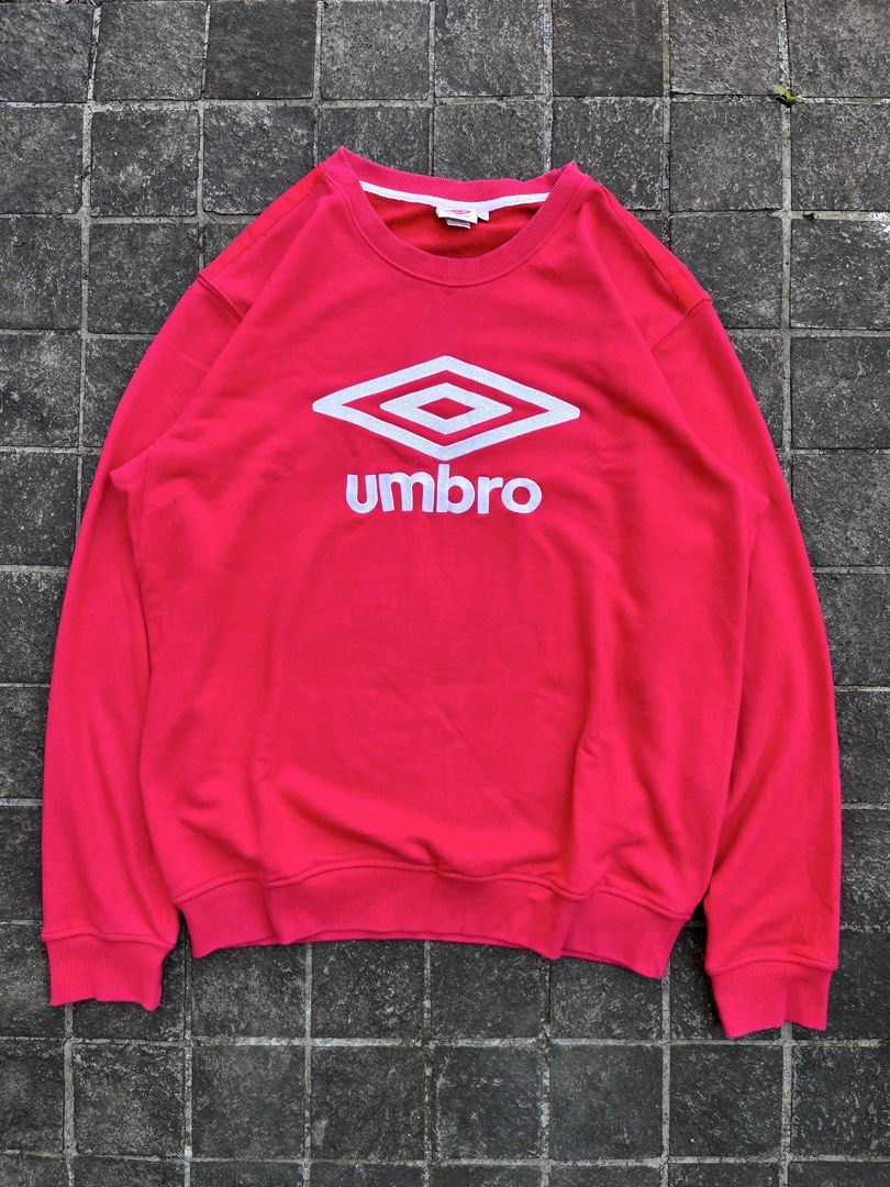 Umbro Red Sweater Embroidered Logo (Category: Coats, Jackets and Outerwear) located in San Mateo. Submitted by oldgear (Listing ID 1469389209, Image 1). Description: Umbro Red Sweater Embroidered Logo Size XL Dimension Length 30inch Width 25inch Sleeves 25.5inch Excellent condition Minor sign of usage 10/10 899 Dm for more details Gcash payment Payment first Via J&T/Lalamove delivery.