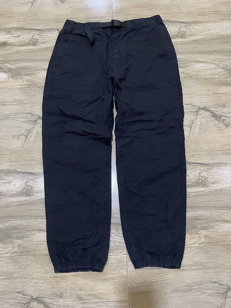 Unilqo Utility / Belted Jogger Pants (Category: Joggers) located in San Carlos City. Submitted by latumsthrift (Listing ID 1469163356, Image 1). Description: Unilqo Utility / Belted Jogger Pants Size Medium on tag Waistline 32 Length 37 Excellent Condition Dm📩.