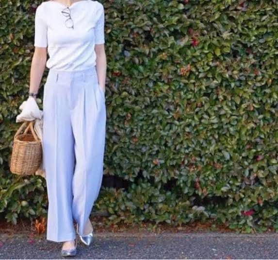 Uniqlo Drape Wide-Leg Pants (Category: Other Bottoms) located in San Fernando. Submitted by wintersummerboutique (Listing ID 1469320139, Image 1). Description: Uniqlo Drape Wide-Leg Pants Large on tag Waist 30-32 Length 38 Excellent condition Pampanga .