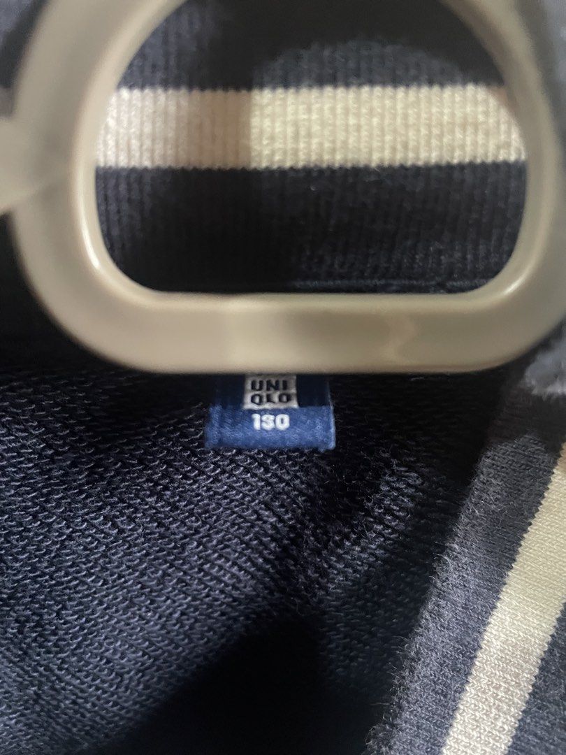 Uniqlo Kids Varsity Jacket 130 (Category: Babies & Kids Fashion) located in Cebu City. Submitted by jadethrifthub (Listing ID 1469170535, Image 3). Description: 🛒 Uniqlo Kids Varsity Jacket 130 🏷️ Php800 🧒🏻 Best fits: 7-8yo kids 💰 Payment: Gcash, bank transfer 📦 + Maxim Cebu delivery fee 📦 + J&T shipping fee ⚠️ Full payment required. No COD. All for delivery/shipping, no meet-ups..