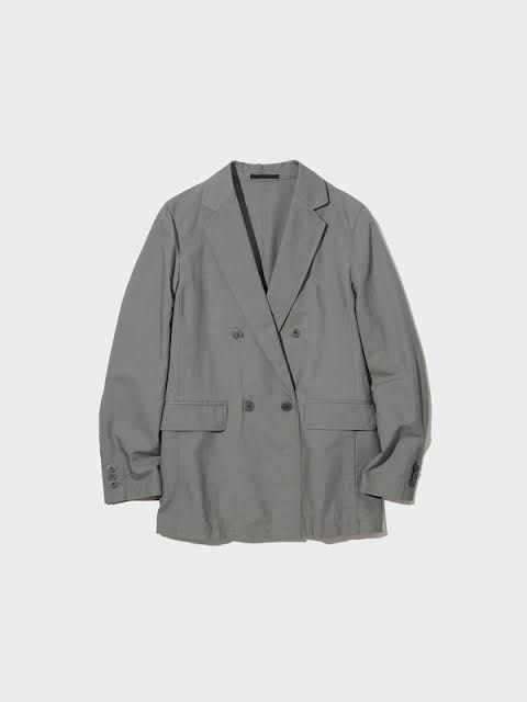 UNIQLO linen blend jacket (Category: Coats, Jackets and Outerwear) located in San Jose del Monte. Submitted by mamiracky (Listing ID 1469254215, Image 3). Description: .