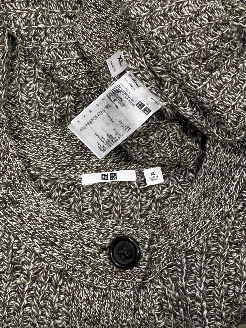 Uniqlo Rope Ribbed Button Sweater (Category: Coats, Jackets and Outerwear) located in Cebu City. Submitted by kei.flmn (Listing ID 1469254306, Image 3). Description: 📌PLEASE READ BEFORE MAKING AN OFFER Excellent Condition (No issues) Size:Fits XL - [x] Flat Lay Measurements (in inches): - [x] Bust:44 “ (with pockets) - [x] Length Reference: Mannequin Height : 5’4” (First-come, first-served basis) Due to an increased number of joy reservers and f