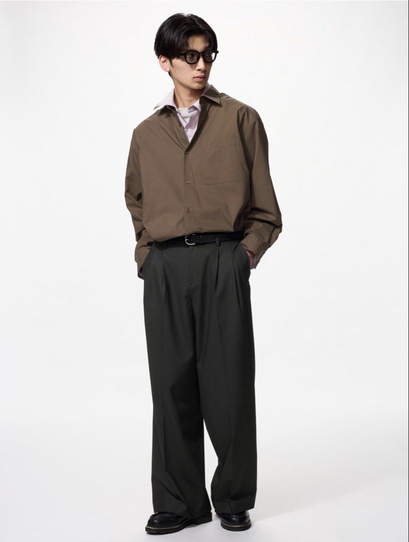 UNIQLO Smart Wide Straight Pants (Category: Trousers) located in Manila. Submitted by rgnkyle (Listing ID 1469205657, Image 1). Description: Smart Wide Straight Pants (Women’s section) Double Pleated Color: Black Size: M on tag (Waist: 65-71cm, Hip: 88-94cm) Bought: Php 1, 990; August 2026 .