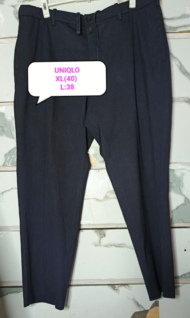 UNIQLO TROUSER PANTS MEN 40 (Category: Trousers) located in Quezon City. Submitted by ahyazheabea (Listing ID 1469245770, Image 2). Description: .