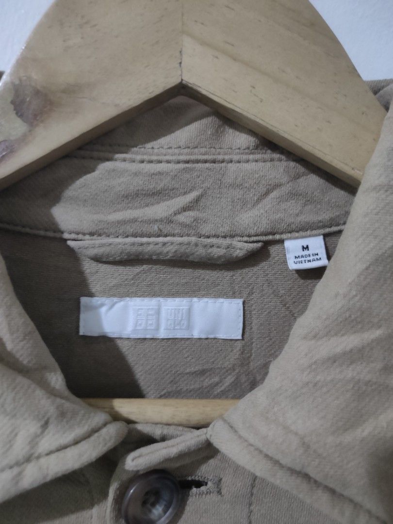 Uniqlo Washed Jersey Work Jacket (Category: Coats, Jackets and Outerwear) located in Ozamiz City. Submitted by ukaygrails (Listing ID 1469272937, Image 2). Description: Excellent condition No issue Dimes 21.5/28.5.