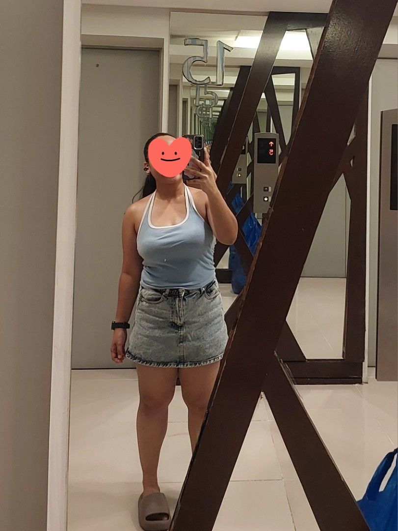 Unzeep Light Wash Denim Skort (Category: Skirts) located in Pasay City. Submitted by umuulan (Listing ID 1469308947, Image 3). Description: -light wash color like so nice color to have -waist 30 -di bagay sakin huhu or just not sanay wearing skort -skort to hehe not skirt -super ganda quality huhu would like to keep pero di ko talaga style 🥹 payment: maribank, gcash, gotyme, bdo delivery: lalamove, j&t shipping only every monday-wednesday meetup