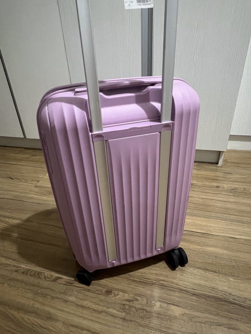 Urban Purple Luggage Suitcase (Category: Luggage) located in Cebu City. Submitted by myclothesdump12 (Listing ID 1469302367, Image 2). Description: - USED TWICE - Orig price 4k - RFS: bought new one - Brand: Urban - Color: Purple (Hard shell) - Mobility: 4 smooth spinner wheels & top telescopic handle - Security: Built-in side combination lock - Interior: Clean grey lining with zipped compartment dividers and elastic packing straps - Condition: E